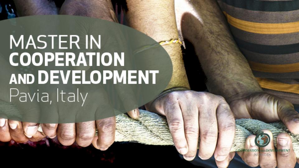 Master in cooperazione e sviluppo locandina