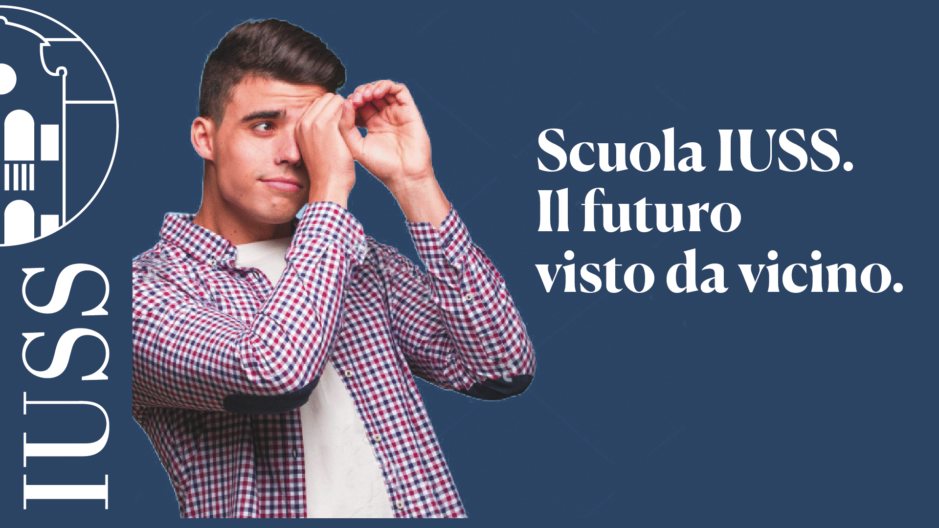 Ragazzo con slogan