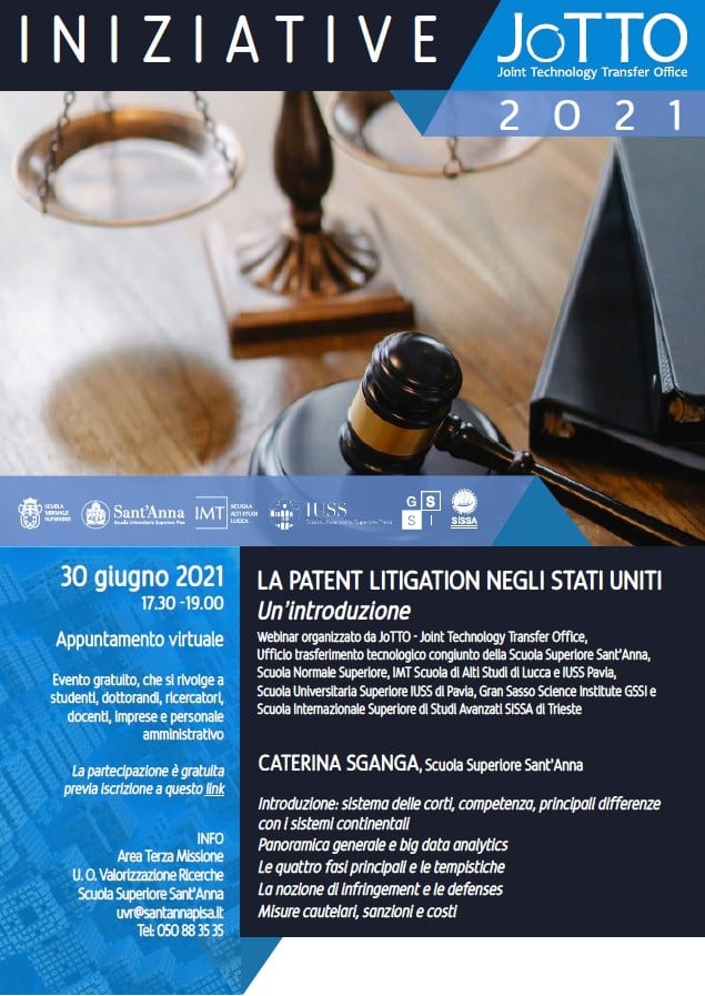 Locandina iniziative jotto