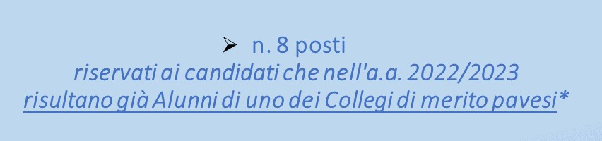 Diapositiva B posti a concorso CO biennale UNIPV