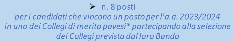 Diapositiva A posti a concorso CO biennale UNIPV