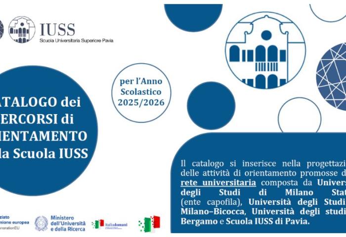 Catalogo Orientamento Scuola IUSS 2025-2026