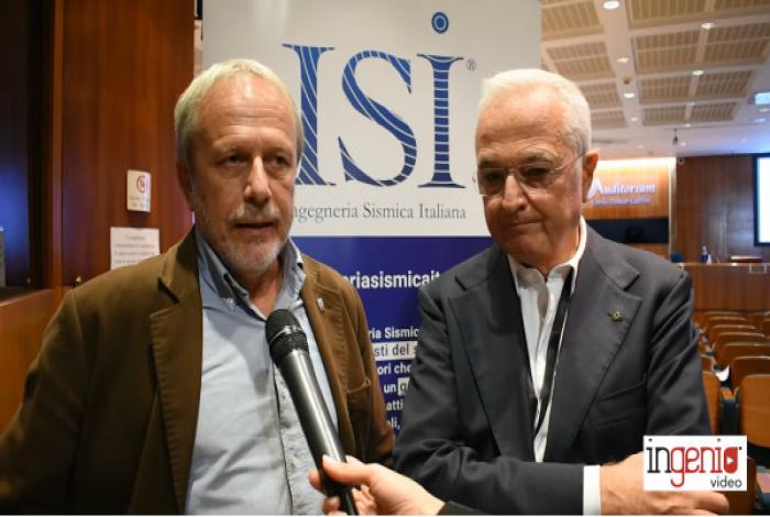Prof. Calvi e Prof Cosenza ad un convegno