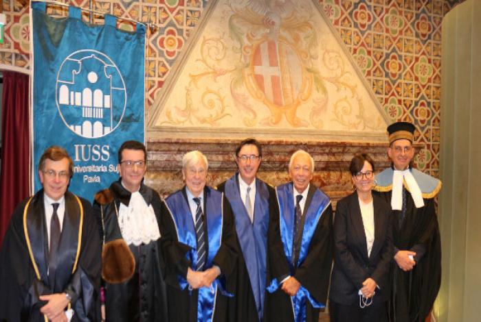 Emeriti Roberto Schmid, Franco Brezzi e Salvatore Veca
