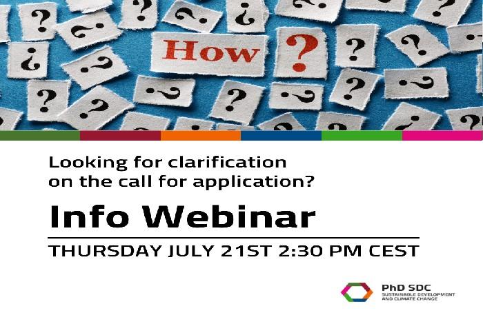 Info Webinar PhD SDC 21 July