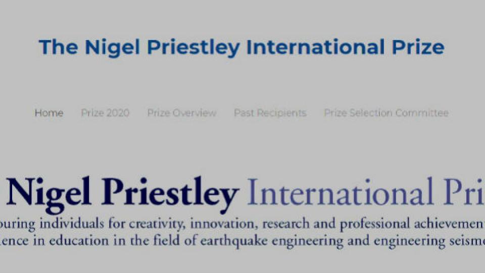 Nigel Priestley prize