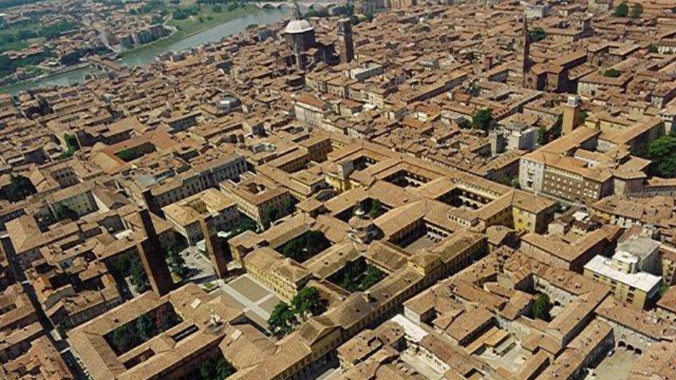 Pavia dall'alto