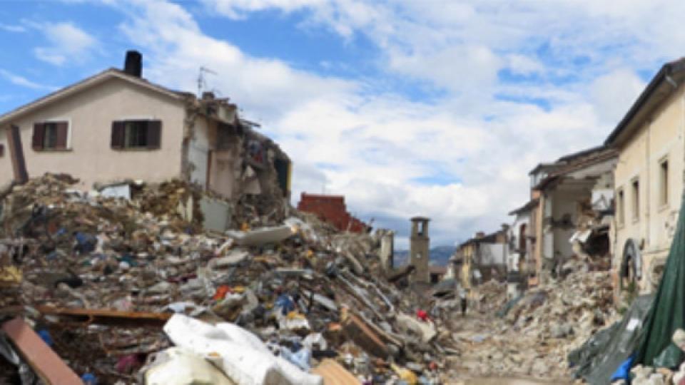 Crolli edifici per rischio sismico