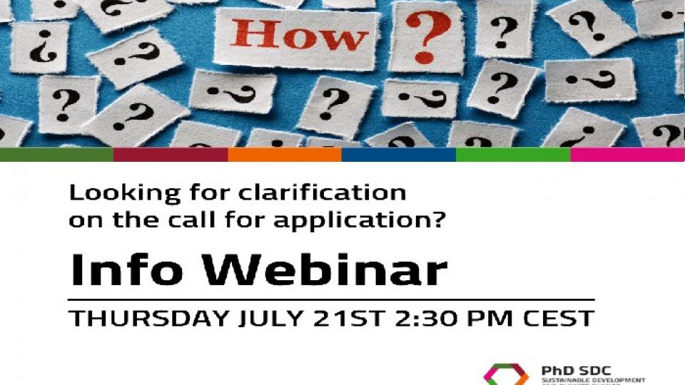 Info Webinar PhD SDC 21 July