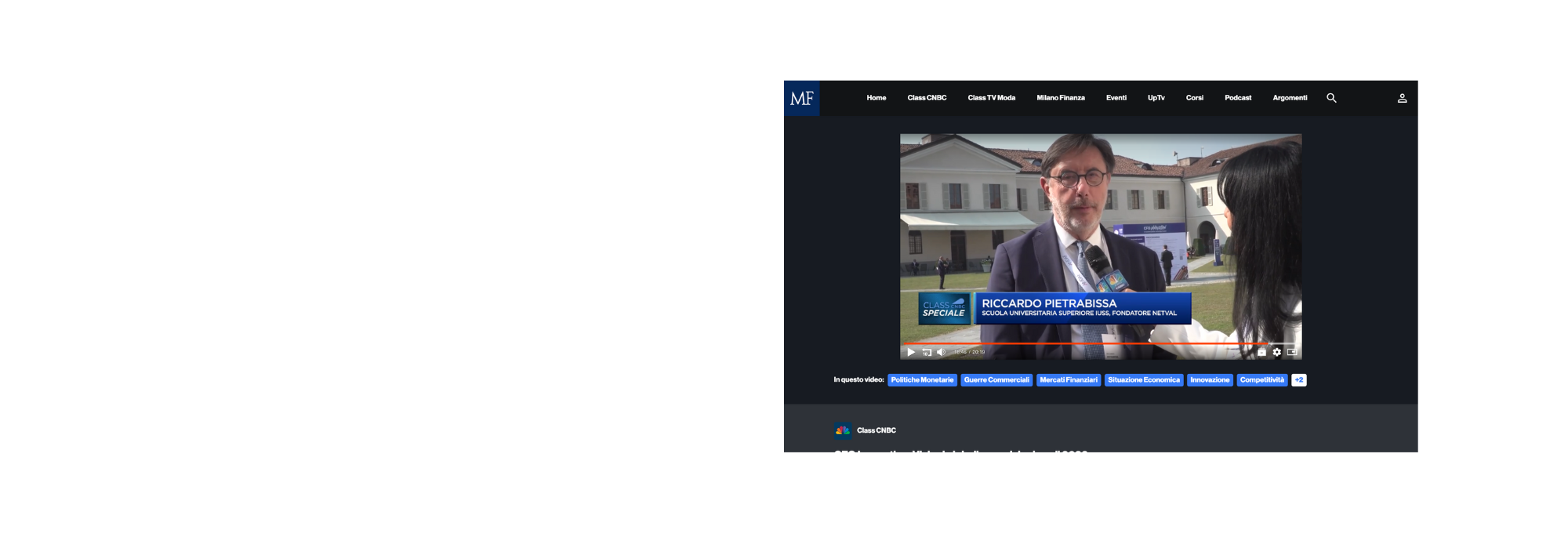 La sfida italiana dell’innovazione: Riccardo Pietrabissa al Congresso ANDAF