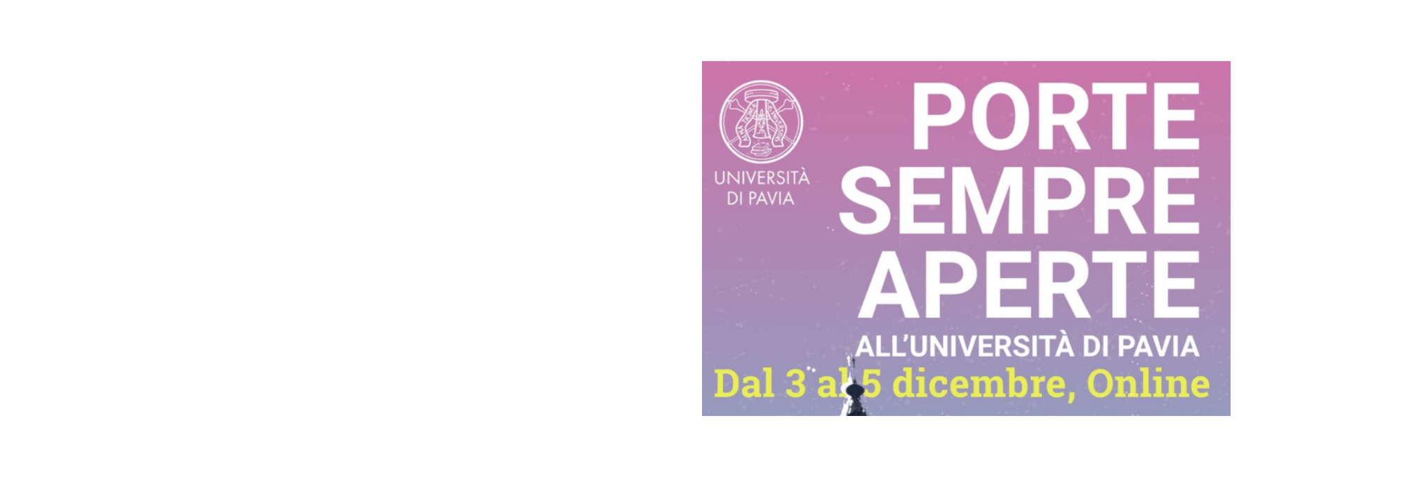 La Scuola IUSS incontra studentesse e studenti a “Porte Sempre Aperte” (3-5 dicembre 2025)