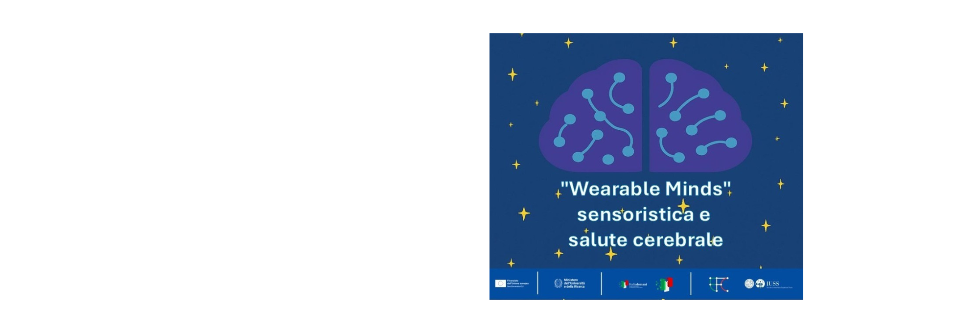Evento divulgativo “Wearable Minds: sensoristica e salute cerebrale” , 17 dicembre 2025