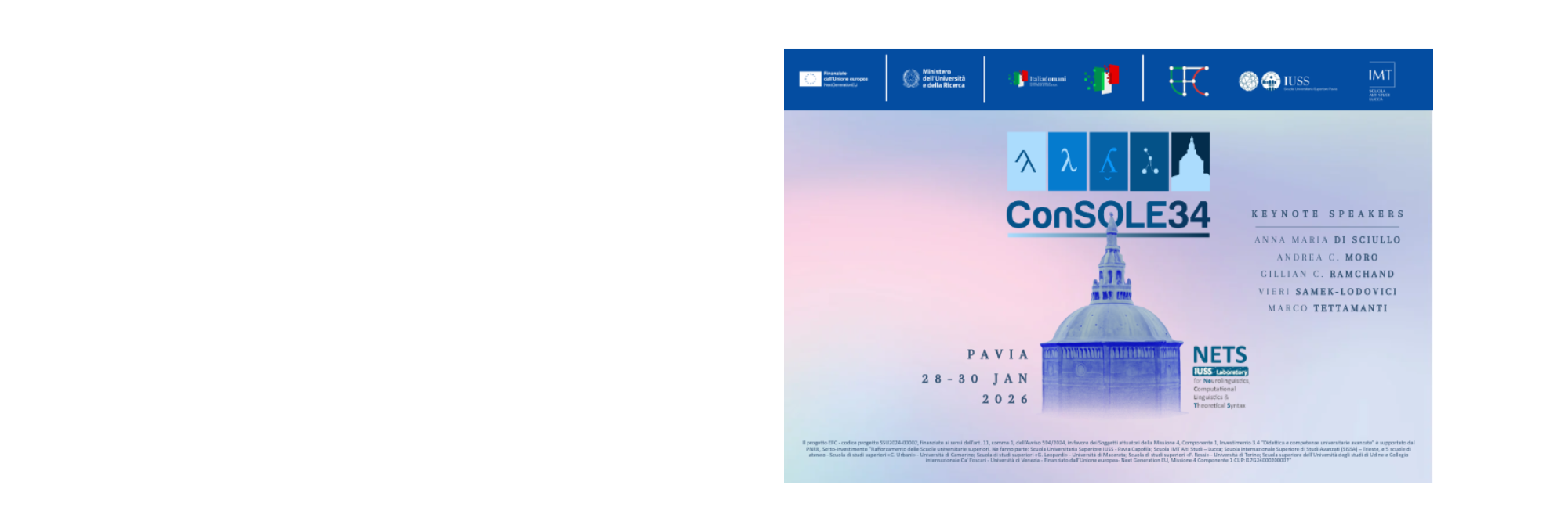 ConSOLE 2026: European Conference for Young Linguists