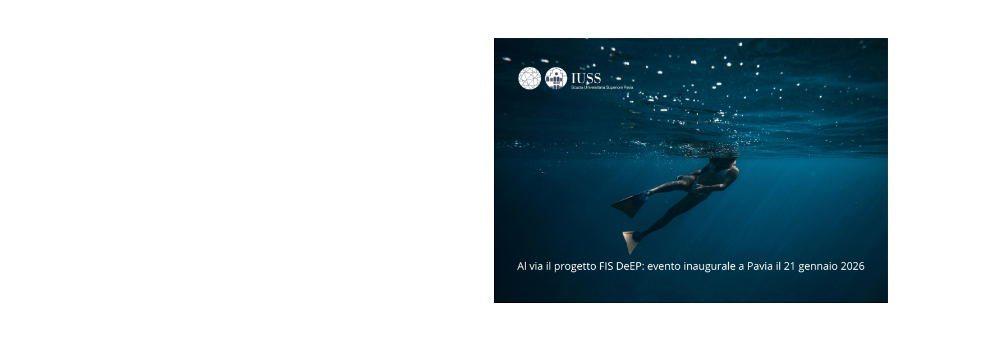 FIS Project Severe Uncertainty: Decisions, Evidence and Probability (DeEP) - Inaugural Meeting , 21 January 2026