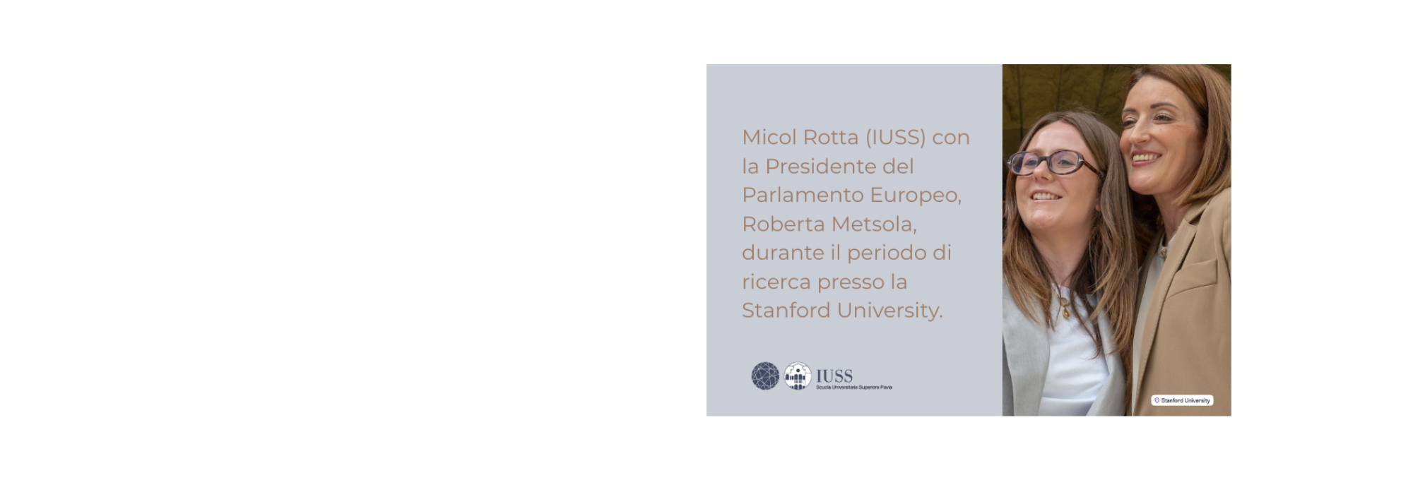 Da IUSS a Stanford: studiare il diritto dell’intelligenza artificiale