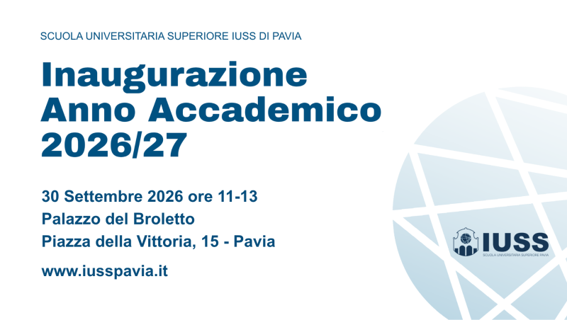 Inaugurazione Anno Accademico IUSS 2026-27